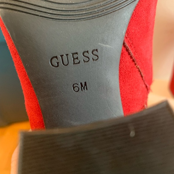 Guess Red Booties - Picture 5 of 6